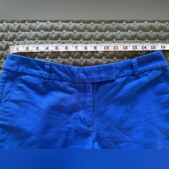 J. Crew Royal Blue Scalloped Shorts, Size 6 - Picture 6 of 8
